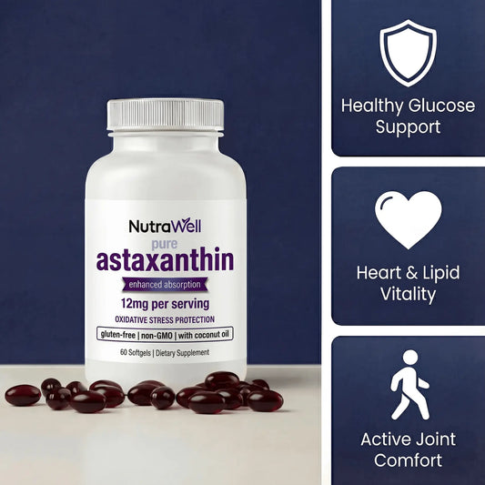 Astaxanthin Capsules (12mg) - Nature's Antioxidant