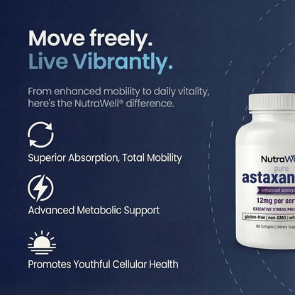 Astaxanthin Capsules (12mg) - Nature's Antioxidant